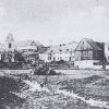 Řednice (Rednitz) | náves obce Řednice s kaplí sv. Anny před rokem 1945