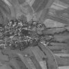 Řednice (Rednitz) | letecký pohled na ves Řednici z roku 1952
