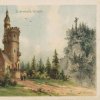 Karlovy Vary - Goethova vyhlídka | Stephanie Warte na romantické pohlednici z roku 1901