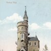 Karlovy Vary - rozhledna Goethova vyhlídka | rozhledna na pohlednici kolem roku 1910
