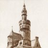 Karlovy Vary - Goethova vyhlídka | rozhledna Stephanie Warte na historické fotografii z doby před rokem 1900
