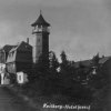 Jáchymov - rozhledna na Klínovci | hotel s rozhlednou na Klínovci na fotografii z roku 1924