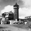 Jáchymov - rozhledna na Klínovci | hotel s rozhlednou na Klínovci v době před rokem 1945