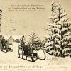 Rozhledna na Klínovci | rozhledna Franze Josefa I. na zimní pohlednici z roku 1905