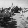 Doupov (Duppau) | horní část náměstí v Doupově v době před rokem 1945