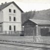Doupov (Duppau) | nádraží v Doupově v době před rokem 1945