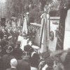 Karlovy Vary - pomník obětem 1. světové války | slavnostní odhalení a svěcení pomníku dne 22. srpna 1937