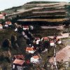Vrch (Hüttmesgrün) | osada Vrch na kolorované pohlednici z doby před rokem 1945