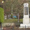 Radošov - pomník obětem 1. světové války | čelní pohledová strana obnoveného pomníku obětem 1. světové války v Radošově - listopad 2020