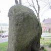 Hroznětín - pomník obětem 1. světové války | zadní strana kamenné stély - duben 2011
