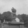Rybáře - socha sv. Jana Nepomuckého | socha sv. Jana Nepomuckého na historické fotografii z doby před rokem 1930