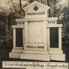Hřebečná - pomník obětem 1. světové války | kolážový snímek jako pozvánka na odhalení pomníku padlým v Hřebečné v roce 1930