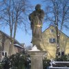 Krásné Údolí – socha sv. Jana Nepomuckého | přední strana plastiky - únor 2011