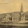Nejdek - evangelický kostel Vykupitele | evangelický kostel s farou a školkou před rokem 1945