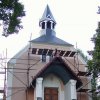 Suchá - kostel Nejsvětějšího Srdce Ježíšova | kostel v průběhu oprav na počátku 21. století