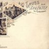 Dalovice (Dallwitz) | litografická pohlednice obce Dalovice (Dallwitz) z roku 1904