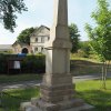 Poseč - pomník obětem 1. světové války | zadní strana pomníku padlým - červen 2017