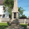 Poseč - pomník obětem 1. světové války | obnovený pomník padlým v Poseči - červen 2017