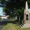 Otročín - pomník obětem 1. světové války | obnovený pomník obětem 1. světové války na návsi v Otročíně po celkové rekonstrukci - červen 2017