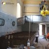 Chlum - kostel sv. Jiljí | zdevastovaný interiér nevyužívaného kostela sv. Jiljí ve vsi Chlum - říjen 2016