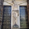 Žlutice - pomník obětem 1. světové války | pamětní desky s jmény padlých občanů farnosti - srpen 2015