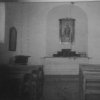 Novosedly - kaple sv. Martina | interiér obecní kaple sv. Martina v Novosedlích na snímku z počátku 90. let 20. století