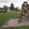 Novosedly - pomník obětem 1. světové války | pomník obětem 1. světové války v vsi Novosedly po celkové rekontrukci - duben 2017