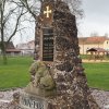 Novosedly - pomník obětem 1. světové války | obnovený pomník padlým - duben 2011