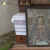 Protivec - kaple sv. Václava | původní oltářní obraz Panny Marie Klatovské (Panna Marie z Re) zavěšený dnes na zadní straně oltáře - prosinec 2015