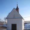 Štoutov - kaple sv. Jana Nepomuckého | vstupní průčelí opravené kaple - únor 2011