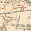 Žlutice - Mischkova kaple | Mischkova kaple na mapě 3. vojenského mapování z konce 19. století