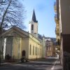 Karlovy Vary - evangelický kostel sv. Petra a Pavla | kostel sv. Petra a Pavla od východu - březen 2011