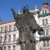 Karlovy Vary - socha sv. Jana Nepomuckého | sv. Jan Nepomucký - březen 2011