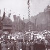 Karlovy Vary - pomník Františka Josefa I. | slavnostní odhalení pomníku Františka Josefa I. v Karlových Varech za hojné účasi veřejnosti dne 28. srpna 1911