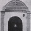 Jáchymov - špitál | portál v severozápadní průčelí roku 1913