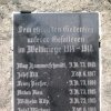 Odeř - pomník obětem 1. světové války | deska se jmény obětí - duben 2011