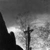 Nejdek - železný krucifix | krucifix na Křížovém vrchu v roce 1921