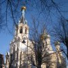 Karlovy Vary - pravoslavný kostel sv. Petra a Pavla | pravoslavný kostel od jihozápadu - leden 2010