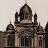 Karlovy Vary - židovská synagoga | synagoga na polygrafii z doby kolem roku 1890