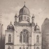 Karlovy Vary - židovská synagoga | synagoga na pohlednici z roku 1904