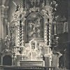 Ostrov - kostel Zvěstování Panny Marie | hlavní oltář kostela před rokem 1945