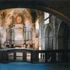 Ostrov - kostel Zvěstování Panny Marie | zdevastovaný interiér kostela ze spodní kruchty roku 2001