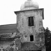 Nahořečice - kostel sv. Václava | věž zchátralého kostela sv. Václava v roce 1993