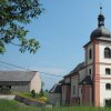 Nahořečice - kostel sv. Václava | obnovený kostel sv. Václava v Nahořečicích od severozápadu - květen 2018