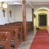 Nahořečice - kostel sv. Václava | prostor podkruchtí v západní části lodi kostela sv. Václava - září 2018