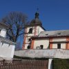 Nahořečice - kostel sv. Václava | obnovený kostel sv. Václava v Nahořečicích od jiihu - duben 2023