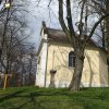 Týniště - kaple sv. Prokopa | jižní stěna renovované obecní kaple sv. Prokopa v Týništi - duben 2014