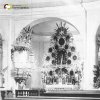 Lochotín - kostel Nanebevzetí Panny Marie | interiér farního kostela Nanebevzetí Panny Marie v Lochotíně na historickém snímku z doby kolem roku 1910