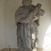Protivec - Luční kaple | kopie sochy sv. Jana Nepomuckého - listopad 2020