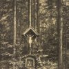 Karlovy Vary - lesní pobožnost | obrázek Panny Marie před rokem 1910